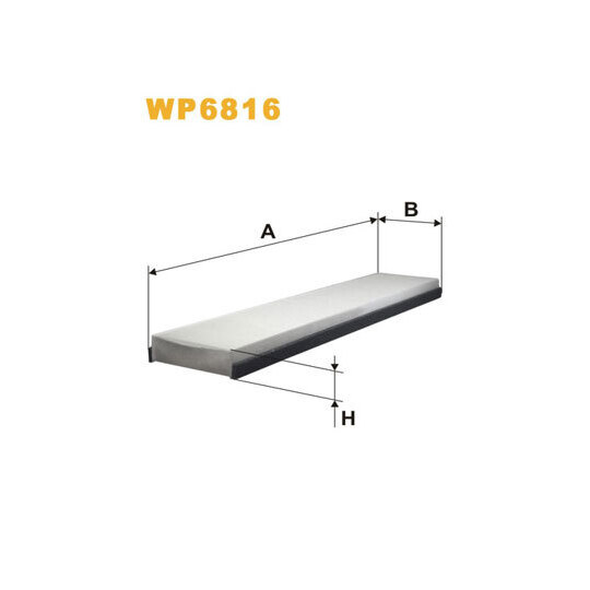 WP6816 - Filter, interior air 