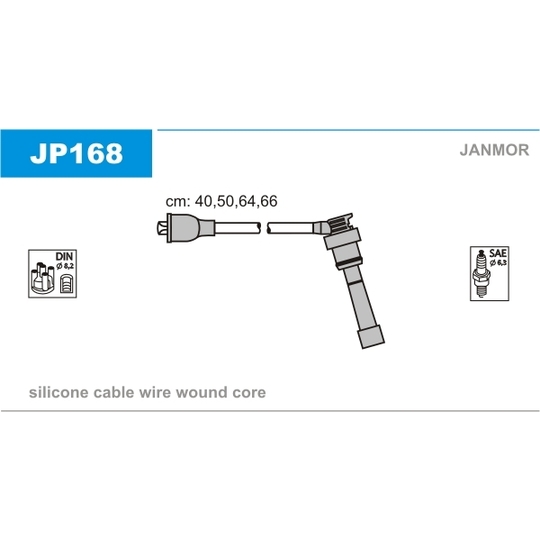 JP168 - Süütesüsteemikomplekt 