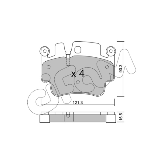 822-657-0 - Brake Pad Set, disc brake 