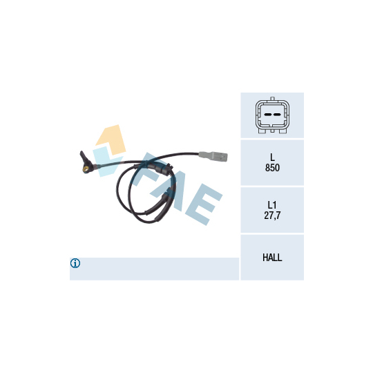 78087 - Sensor, wheel speed 