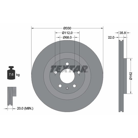 92238305 - Brake Disc 