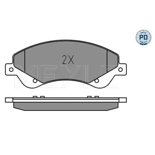 025 244 8518/PD - Brake Pad Set, disc brake 