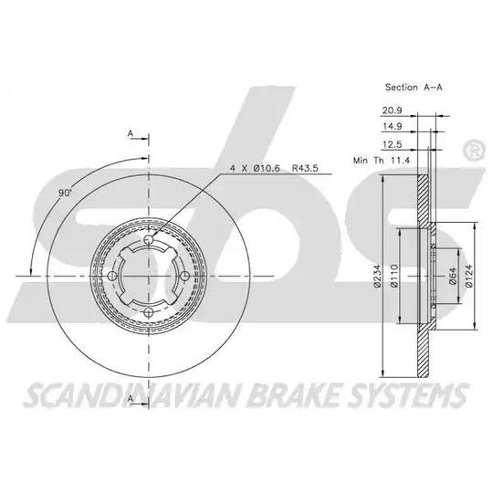 1815204568 - Brake Disc 