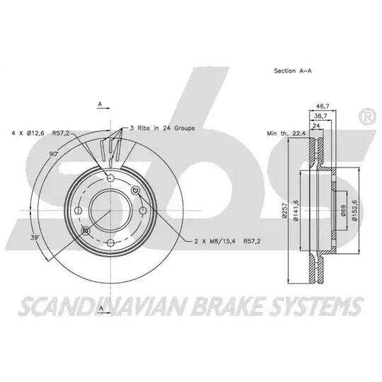1815203410 - Brake Disc 