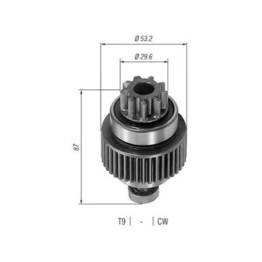 940113020224 - Starter pinion 