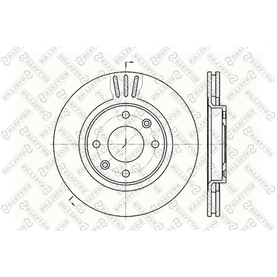 6020-1929V-SX - Brake Disc 