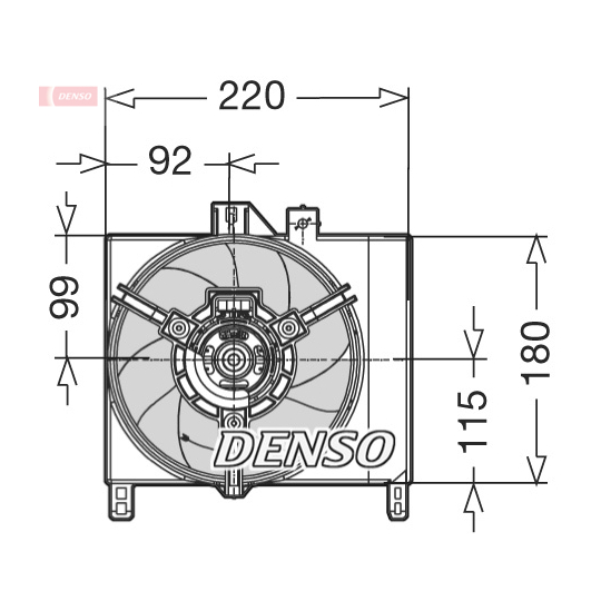 DER16003 - Ventilaator, mootorijahutus 