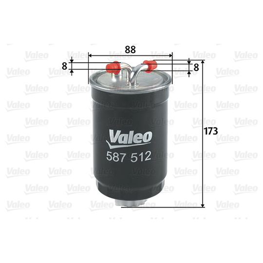 587512 - Fuel filter 