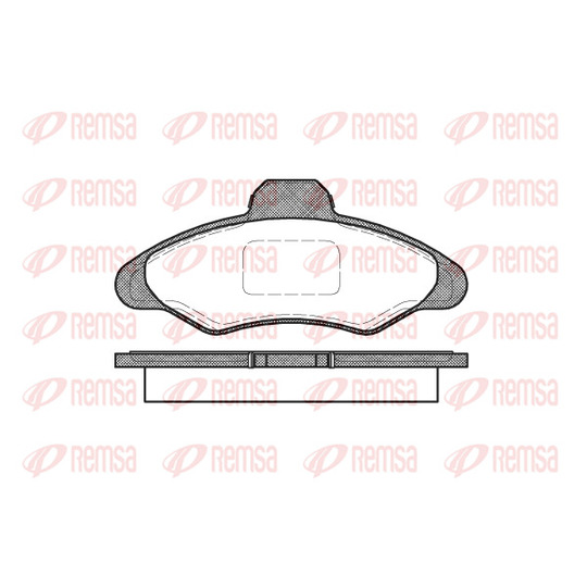 0331.00 - Brake Pad Set, disc brake 