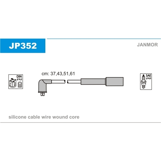 JP352 - Süütesüsteemikomplekt 