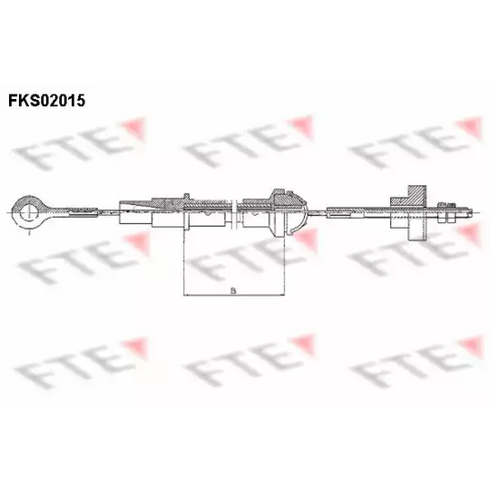 FKS02015 - Clutch Cable 