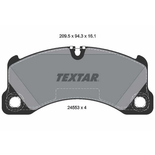2455301 - Brake Pad Set, disc brake 