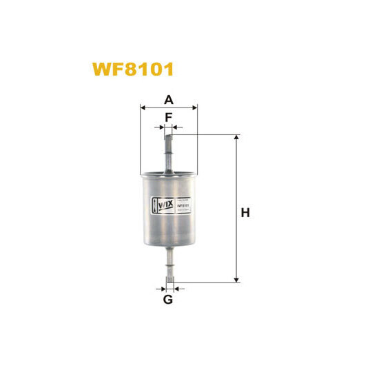 WF8101 - Bränslefilter 