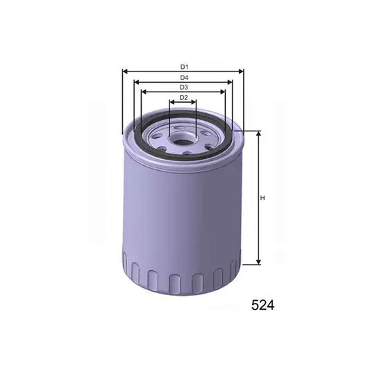 ZM126 - Oil filter 