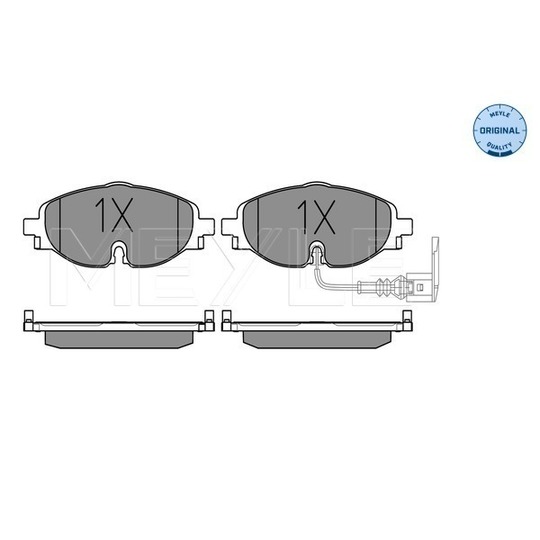 025 256 8320 - Brake Pad Set, disc brake 