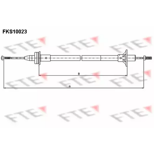 FKS10023 - Clutch Cable 