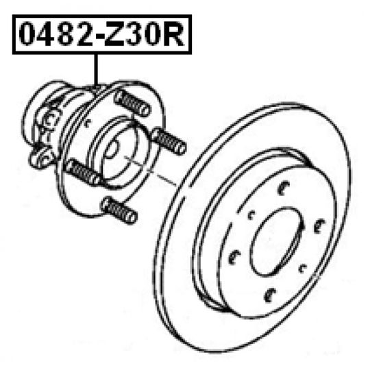 0482-Z30R - Wheel hub 