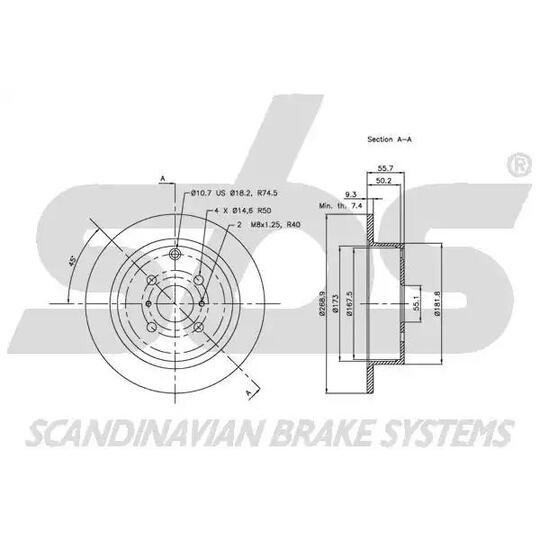 1815204581 - Brake Disc 