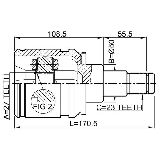 0111-ACA20LH - Led, drivaxel 