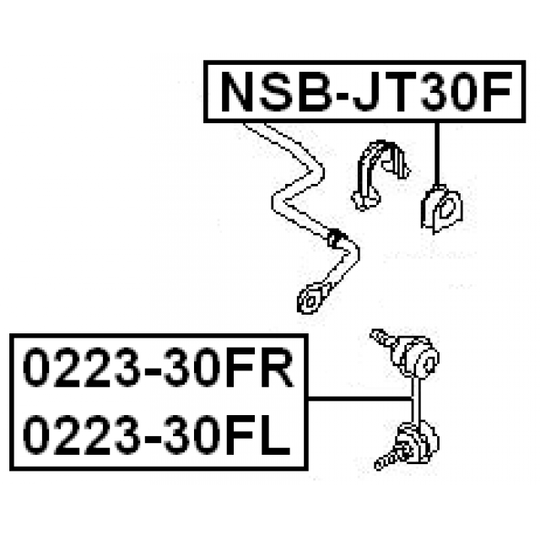 NSB-JT30F - Stabiliser Mounting 