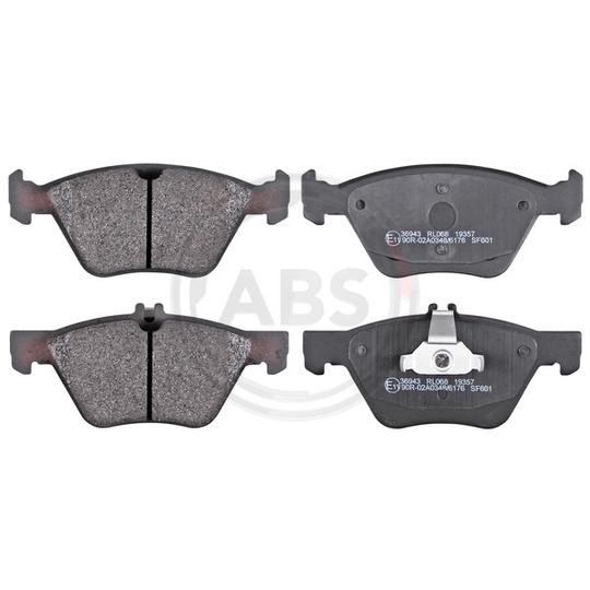 36943 - Brake Pad Set, disc brake 