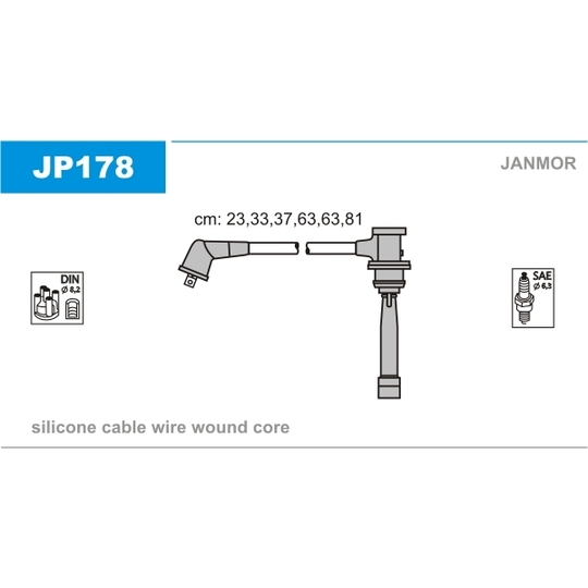 JP178 - Ignition Cable Kit 
