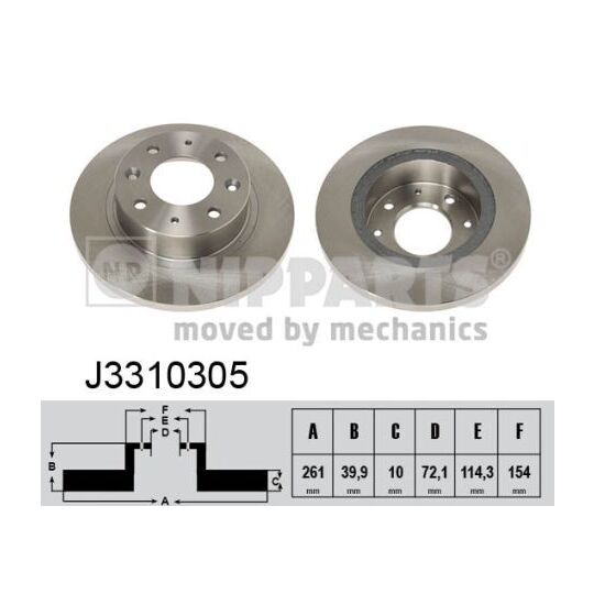 J3310305 - Brake Disc 