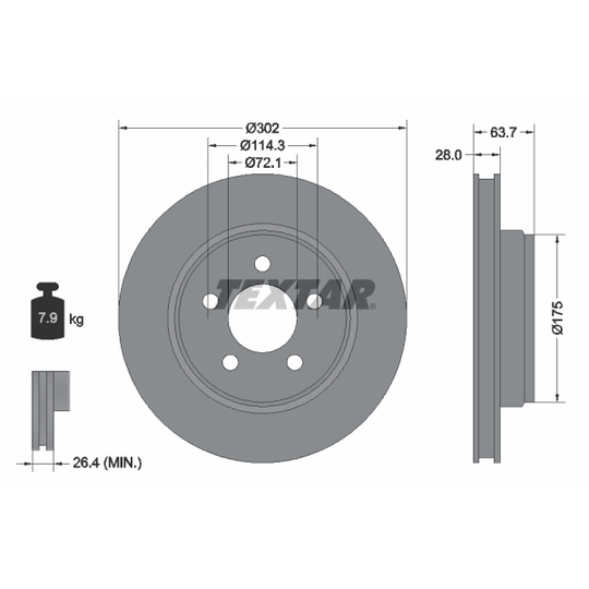 92203303 - Brake Disc 