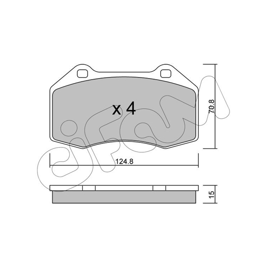 822-651-0 - Brake Pad Set, disc brake 