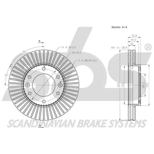 1815203436 - Brake Disc 