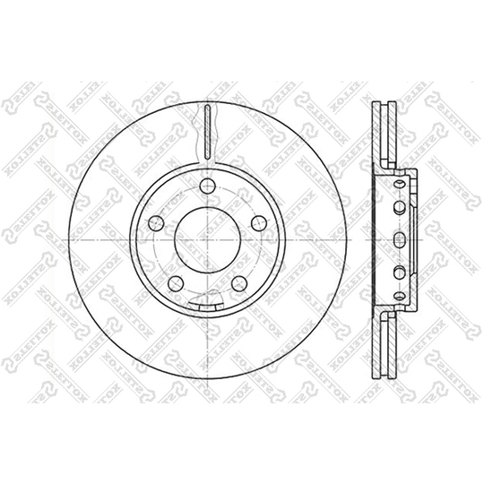 6020-4743V-SX - Brake Disc 