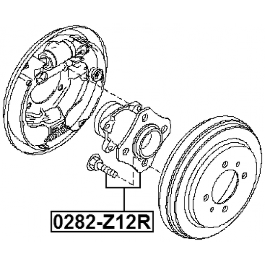 0282-Z12R - Wheel hub 