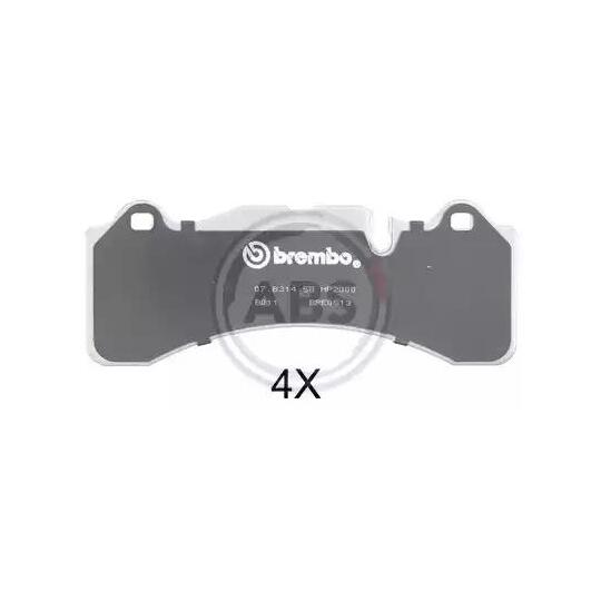 35007S - Brake Pad Set, disc brake 