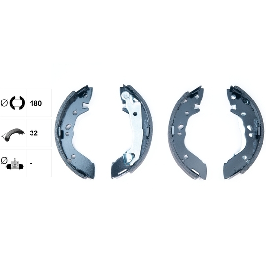 91056800 - Brake Shoe Set 