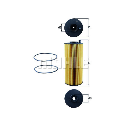 OX 1059D - Oil filter 