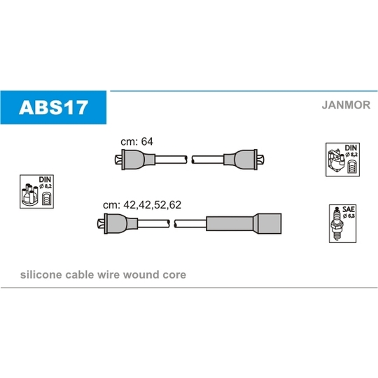 ABS17 - Süütesüsteemikomplekt 