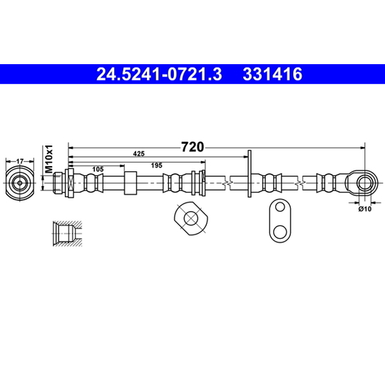 24.5241-0721.3 - Bromsslang 