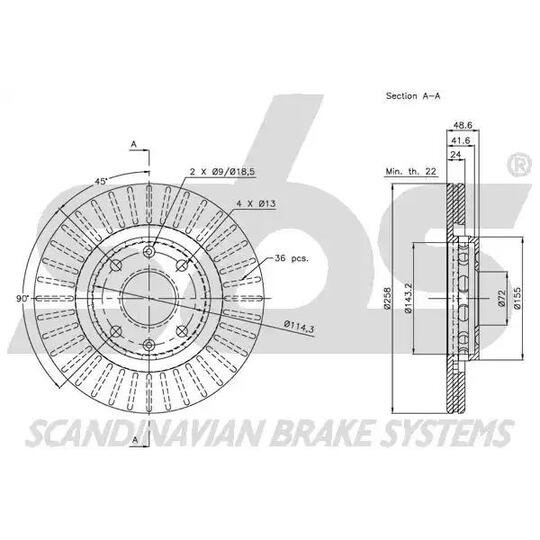 1815203502 - Brake Disc 