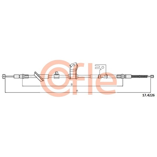 17.4226 - Cable, parking brake 