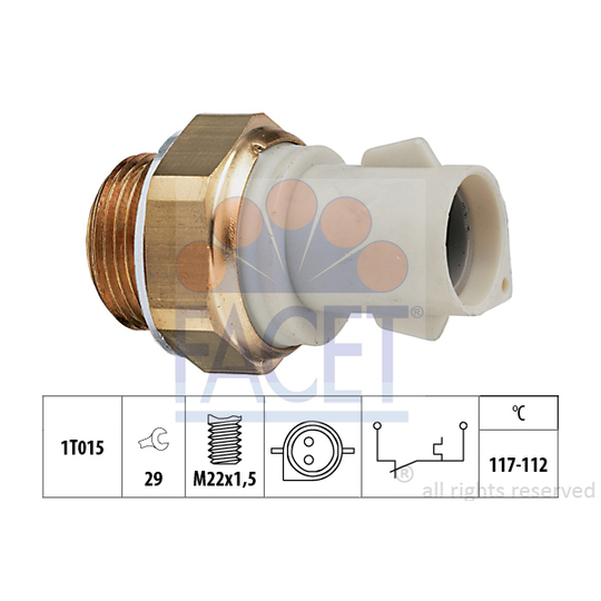 7.5166 - Temperature Switch, radiator fan 