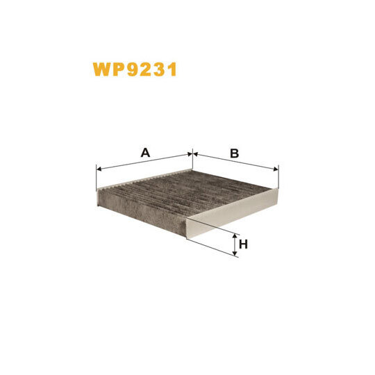 WP9231 - Filter, interior air 