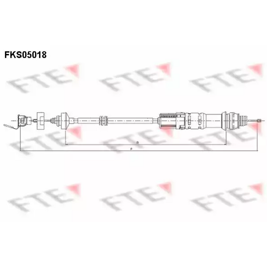 FKS05018 - Clutch Cable 