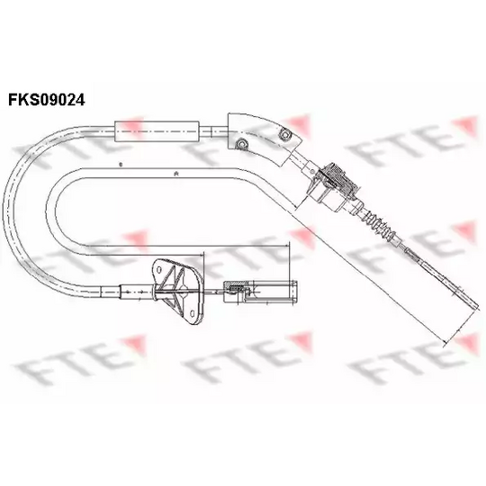 FKS09024 - Clutch Cable 