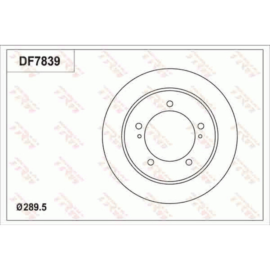 DF7839 - Bromsskiva 