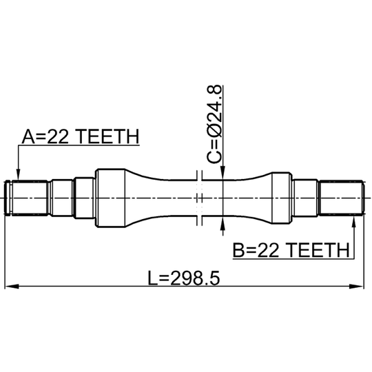 0712-BAL - Drive Shaft 