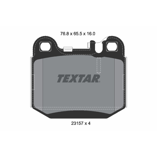2315781 - Brake Pad Set, disc brake 