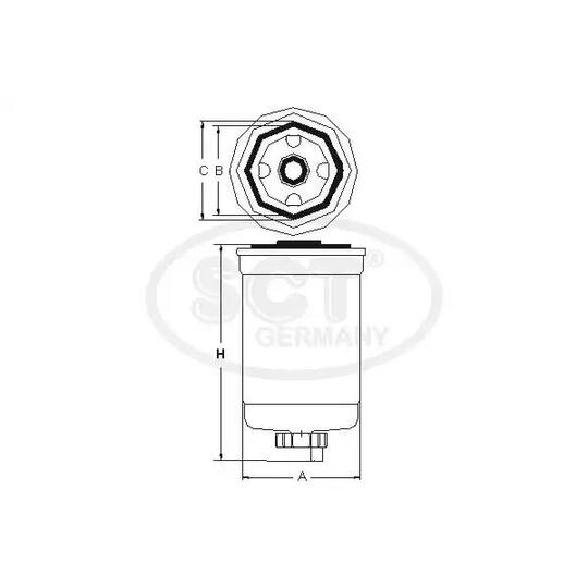 ST 792 - Fuel filter 