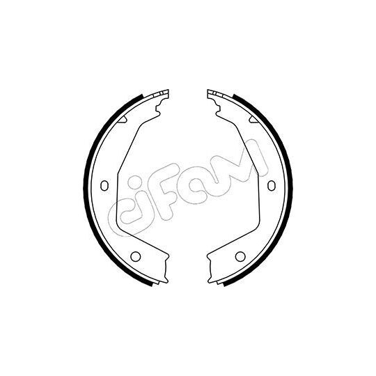 153-331 - Bromsbackar, sats, parkeringsbroms 