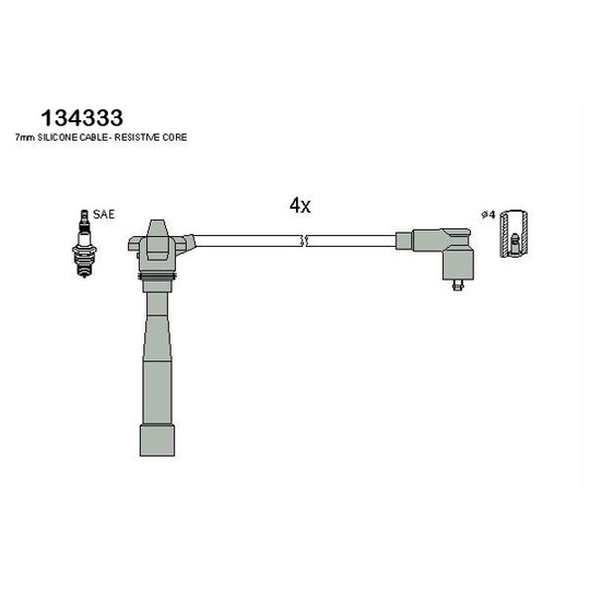 134333 - Ignition Cable Kit 