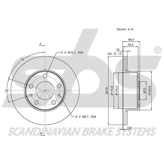 1815202346 - Brake Disc 